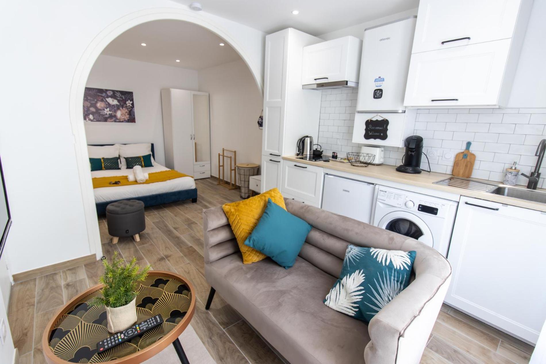 Charmant Studio Climatise 'Alma 1' - Beziers Centre - Wifi Fibre - Netflix Daire Dış mekan fotoğraf